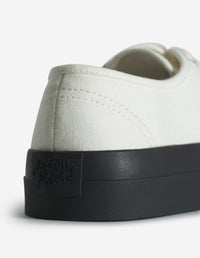 Baskets en toile à lacets - White