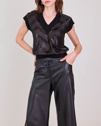 Ombellechev cotton jumper - Black