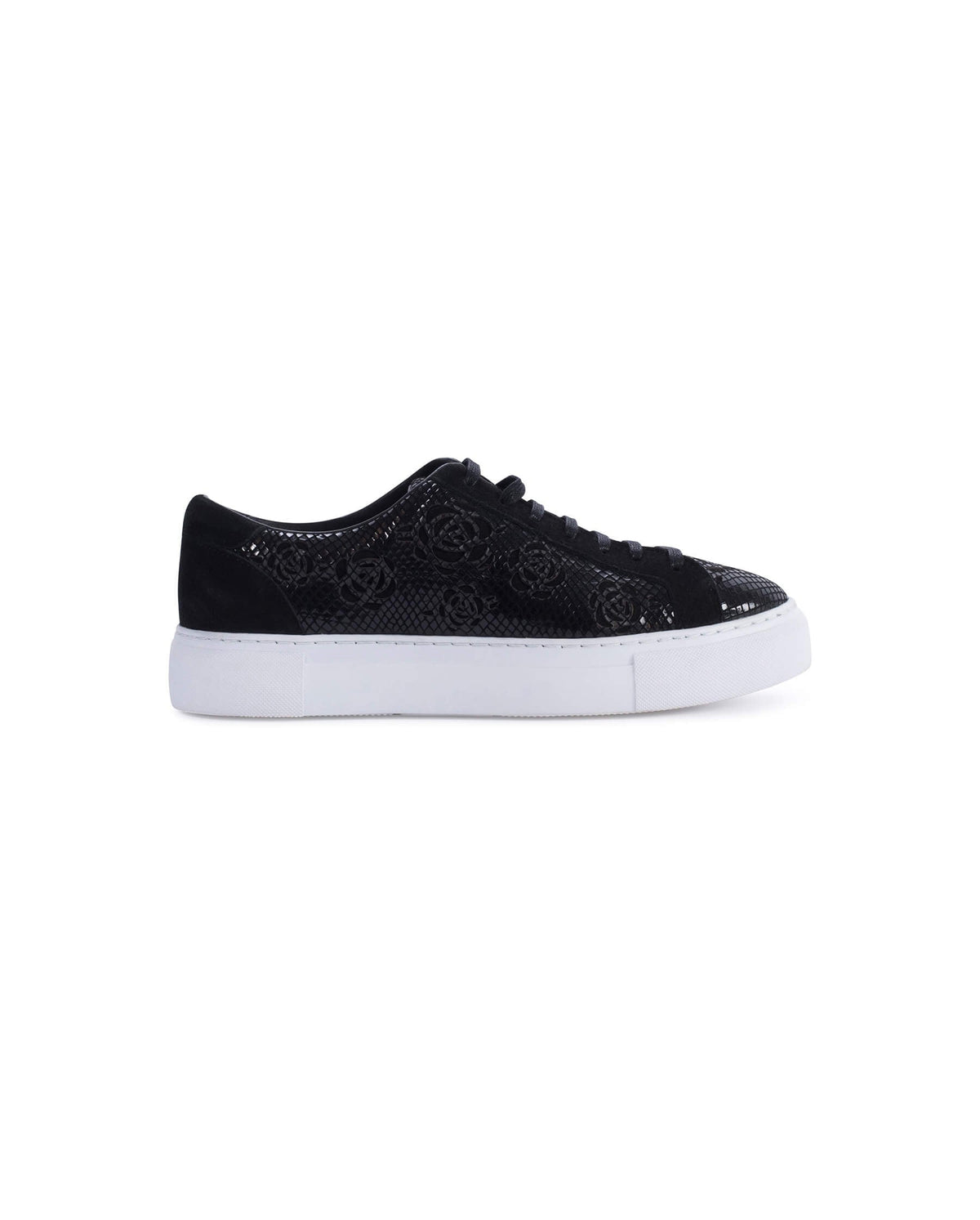 Baskets Oméga en cuir - Black