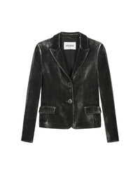 Short velvet jacket - Elephant