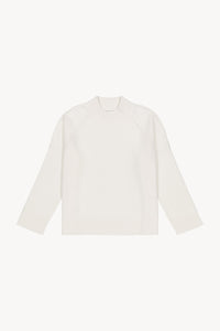 Pull col chemine - Blanc Cassé