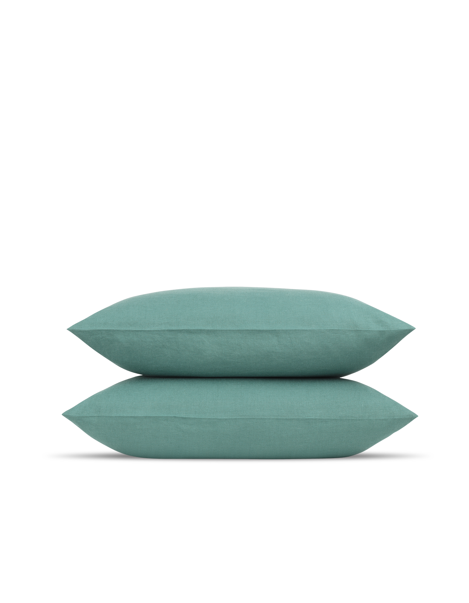 Washed linen pillowcases - Bleu Azur