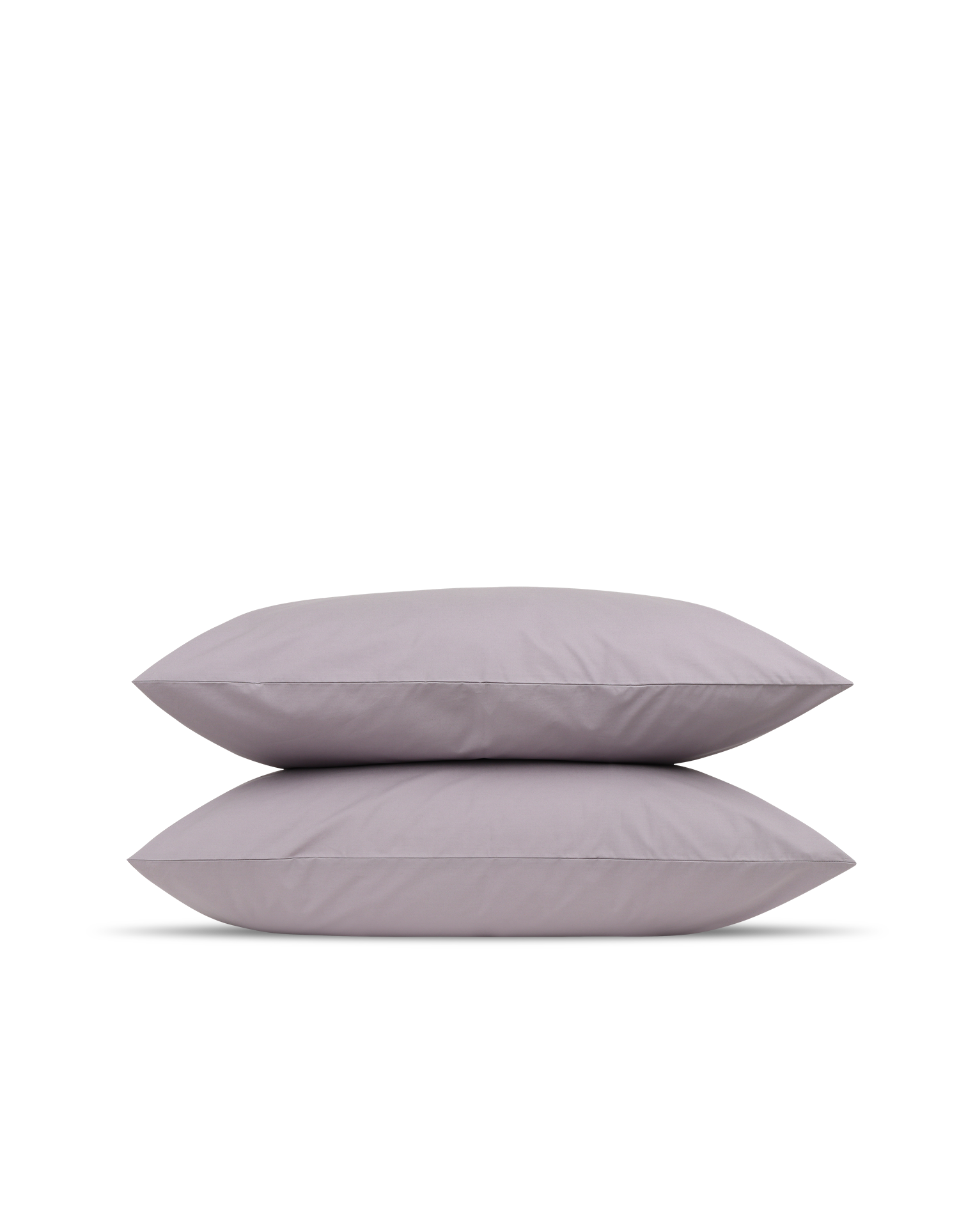 Taies d'oreiller en percale de coton - Mauve d'Eté