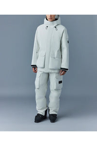 Jerome short hooded parka - Porcelain Grey