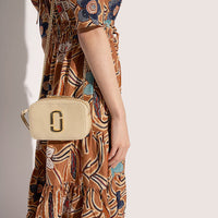 Sac Glam Shot17 à logo en cuir - Pebble