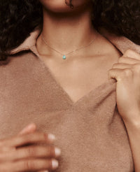 Collier Orso en or jaune avec diamant - Labradorite