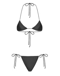 Maillot microkini deux pièces logo basic - Black