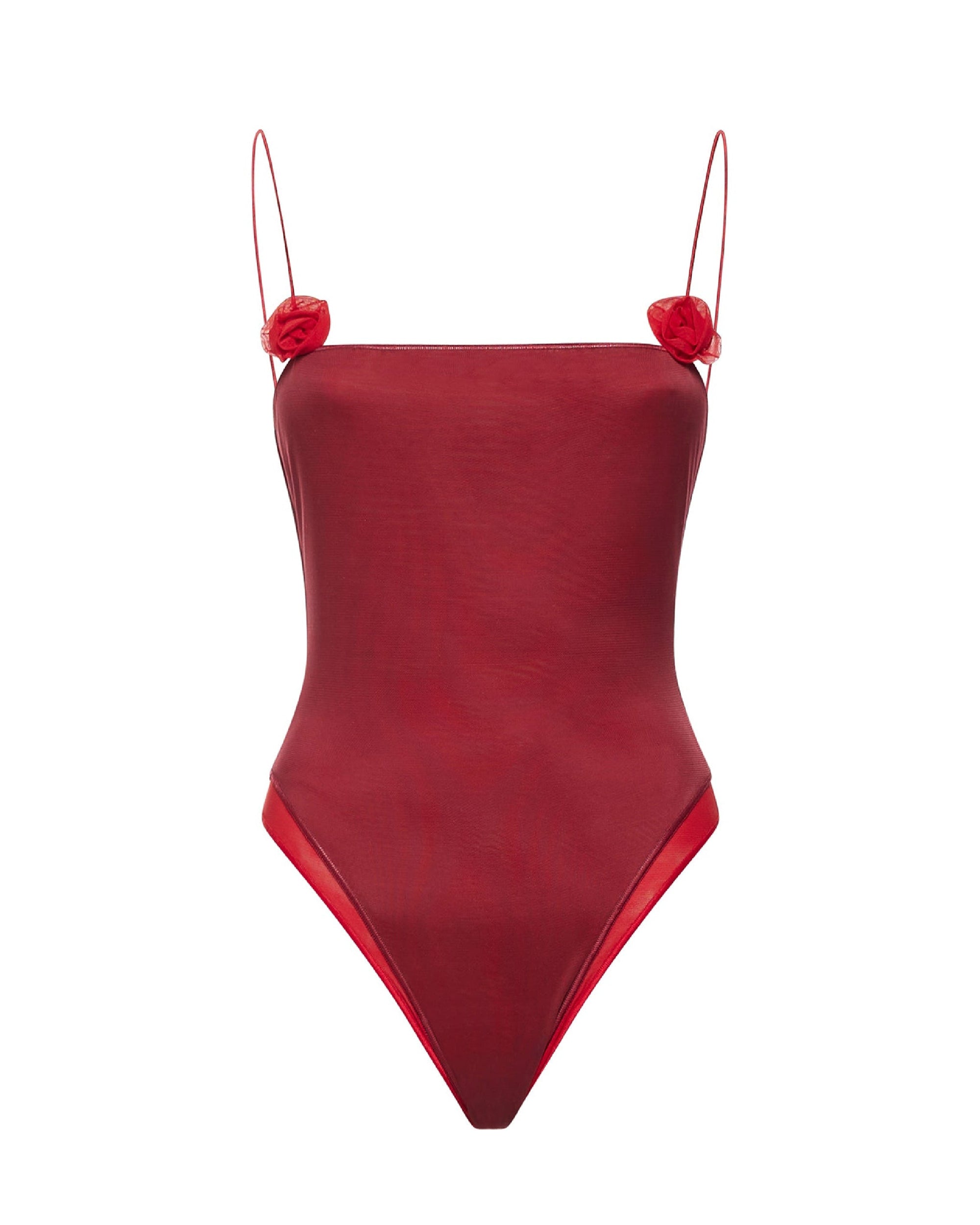 Maillot une pièce Rose - Merlot & Red