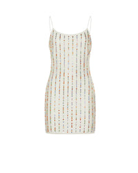 Mini-robe Soft Gem - White & Multicolor