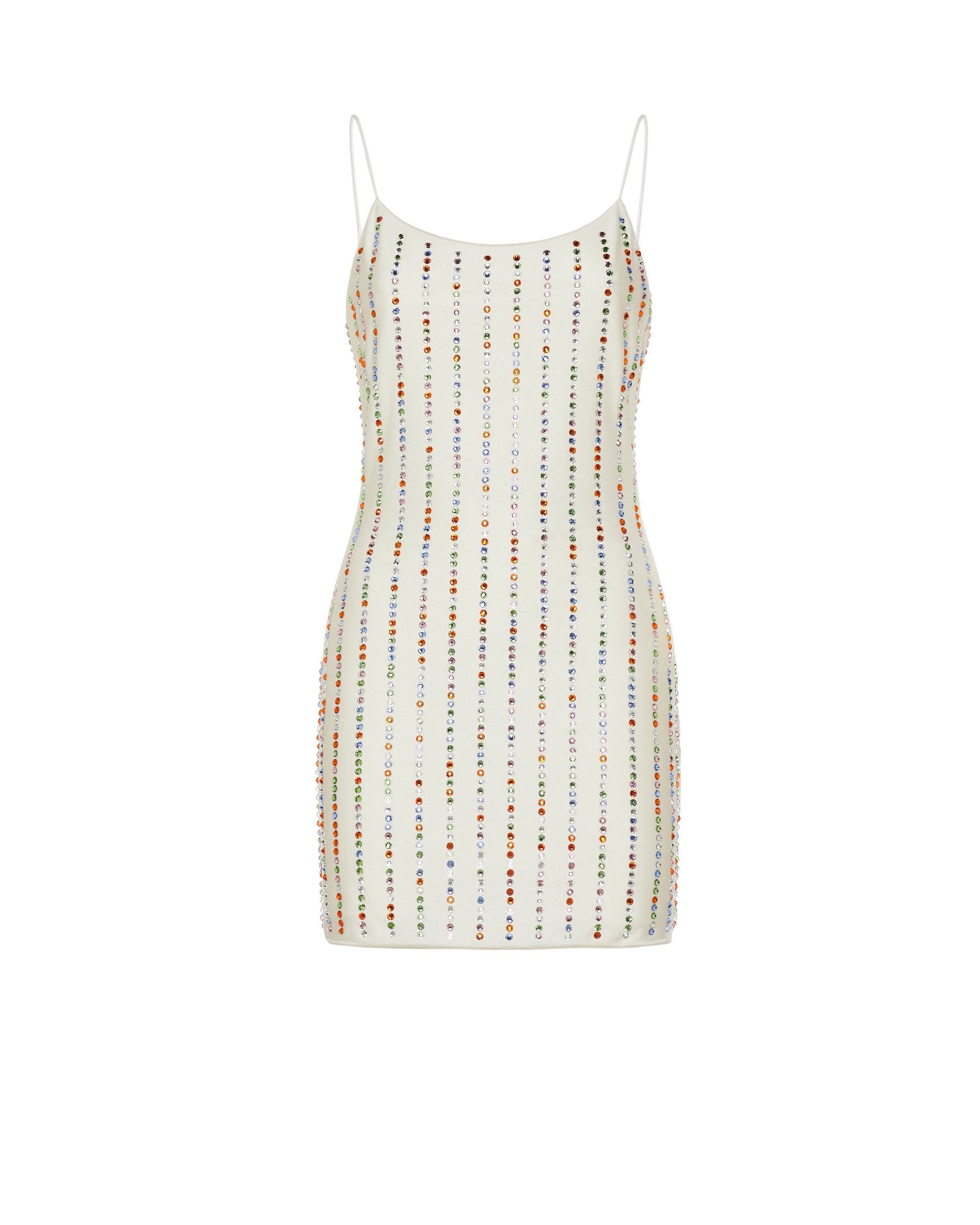 Mini-robe Soft Gem - White & Multicolor