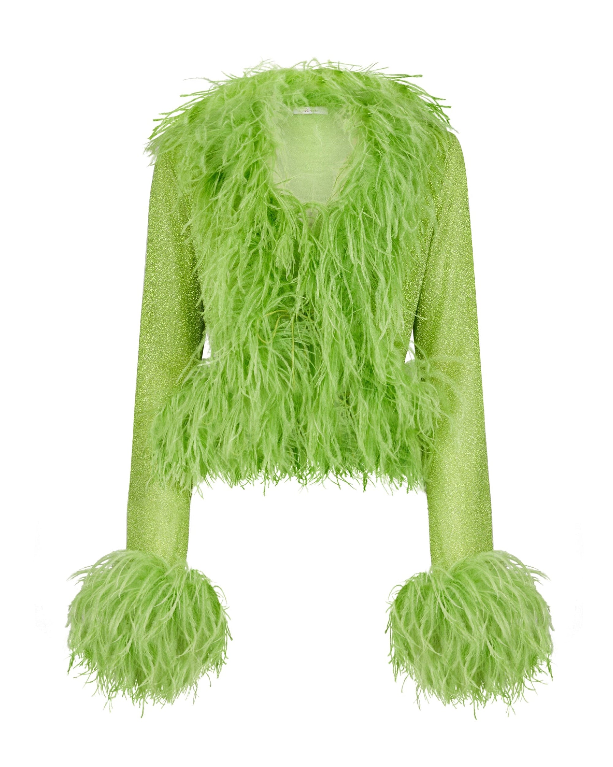 Chemise de plage Lumière Plumage - Lime