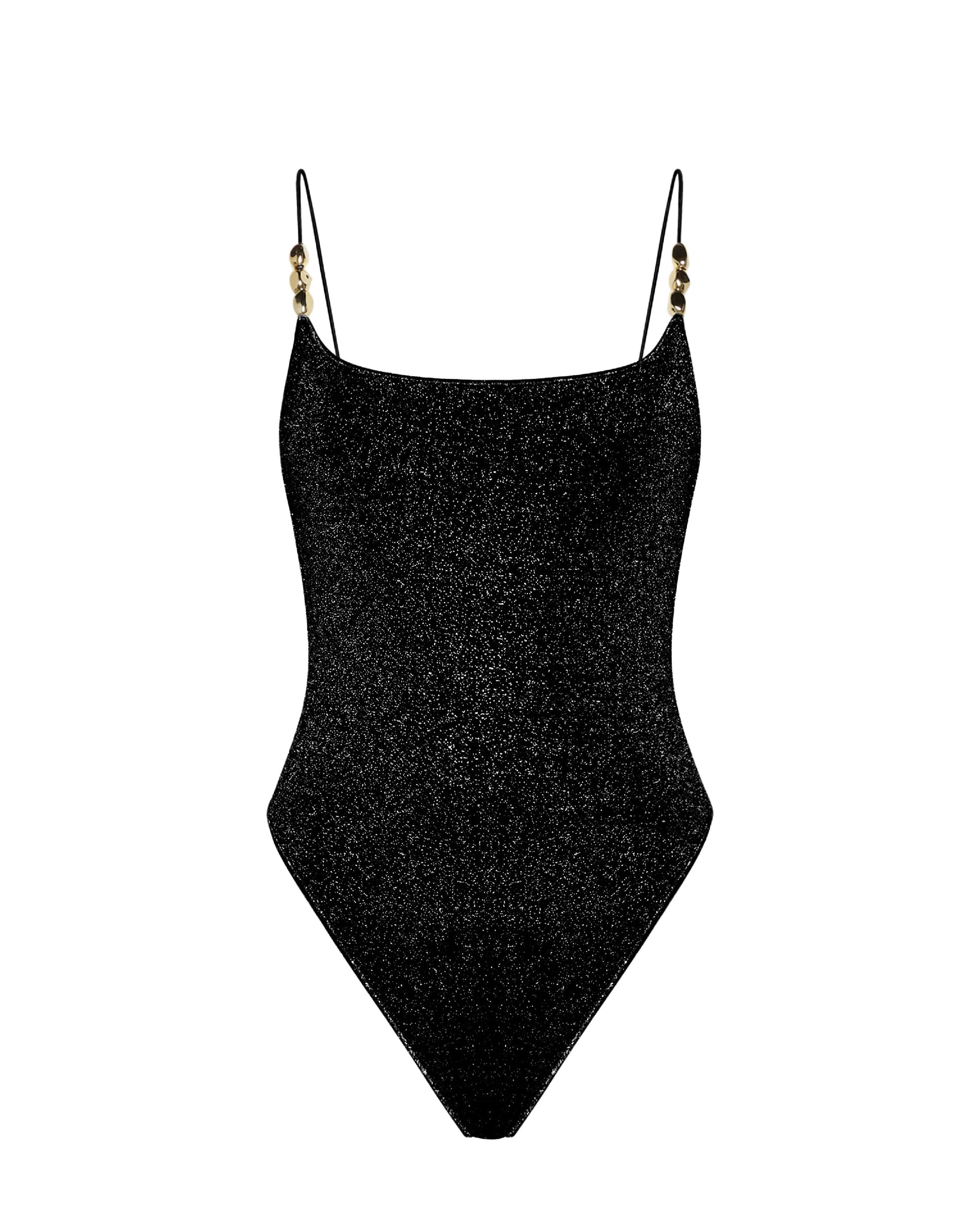 Maillot une pièce Lumière Glazed - Black