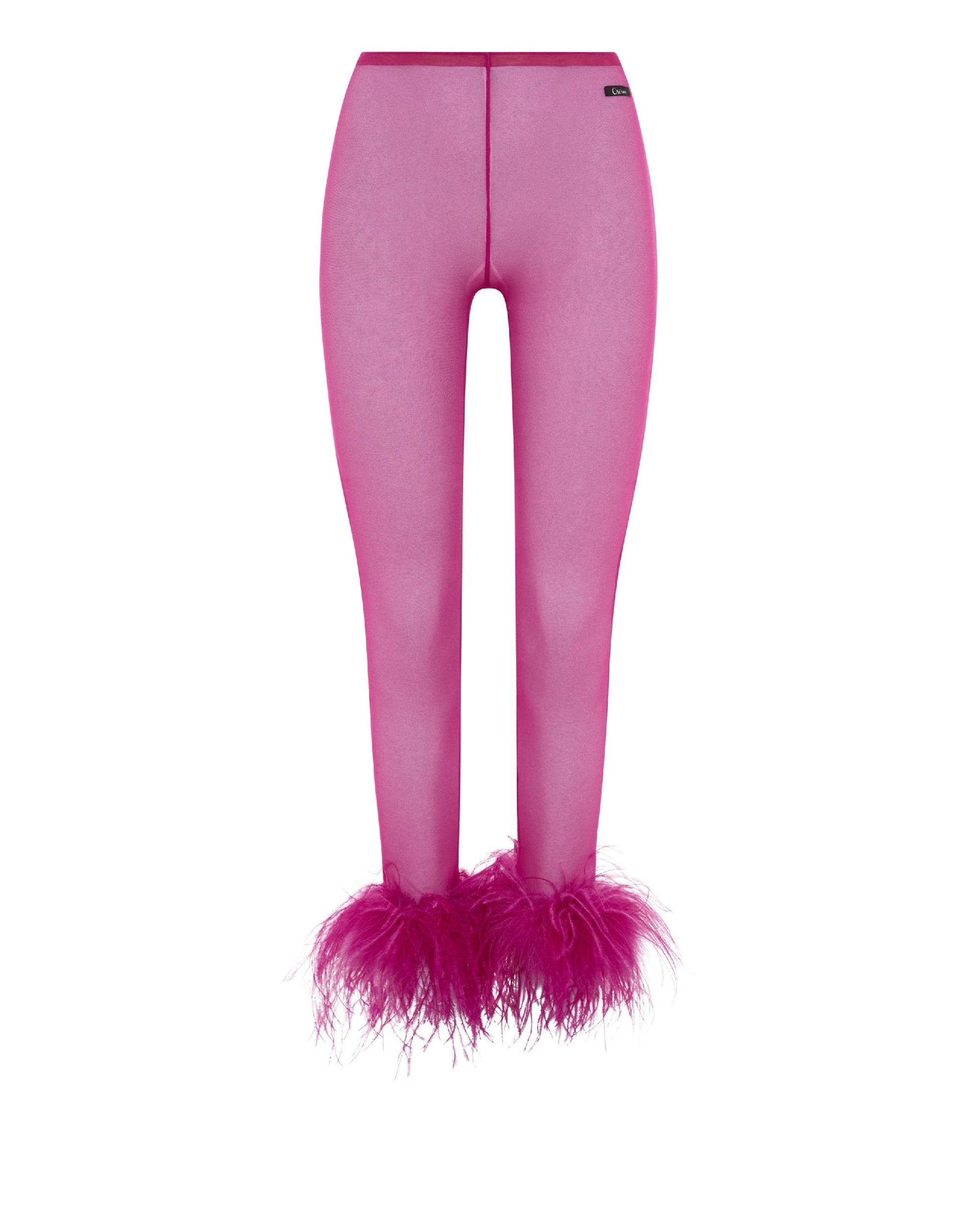 Legging mesh logo Plumage - Fuchsia