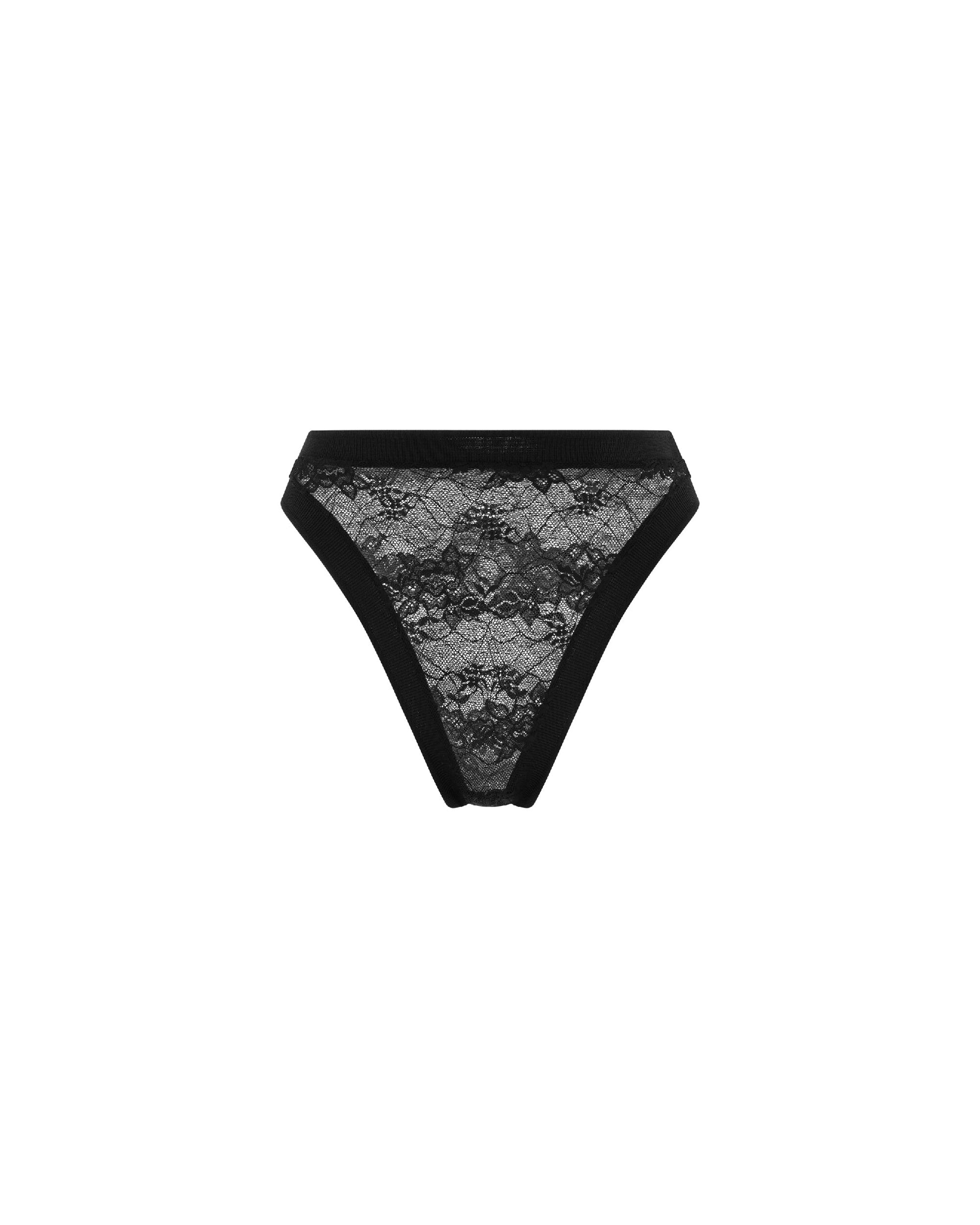 Culotte sporty dentelle 90's - Black