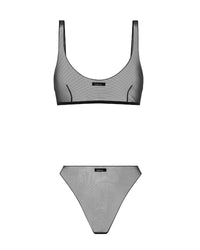 Ensemble triangle logo 90’s sporty en mesh - Black