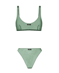 Ensemble triangle logo 90’s sporty en mesh - Green
