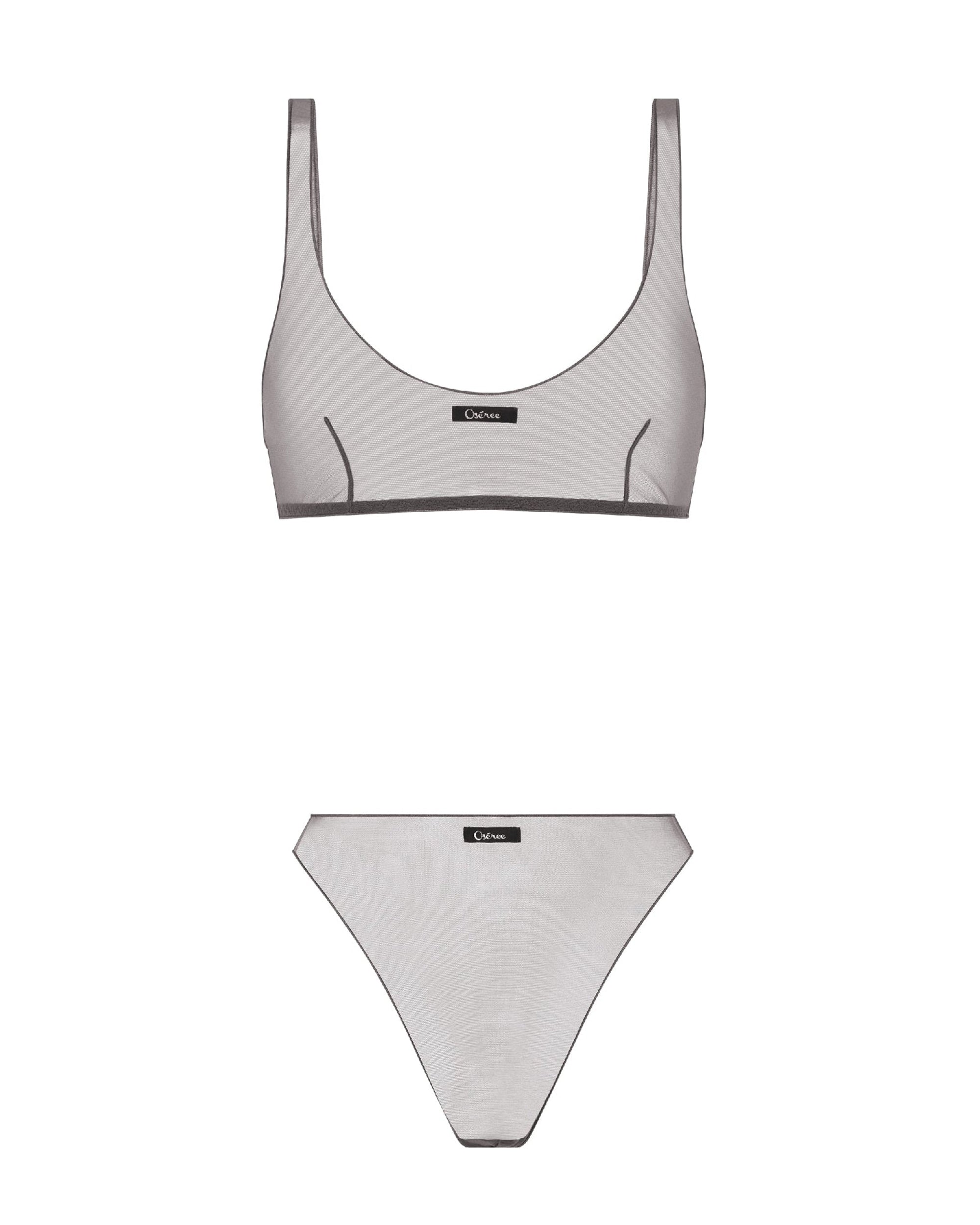 Ensemble triangle logo 90’s sporty en mesh - Grey