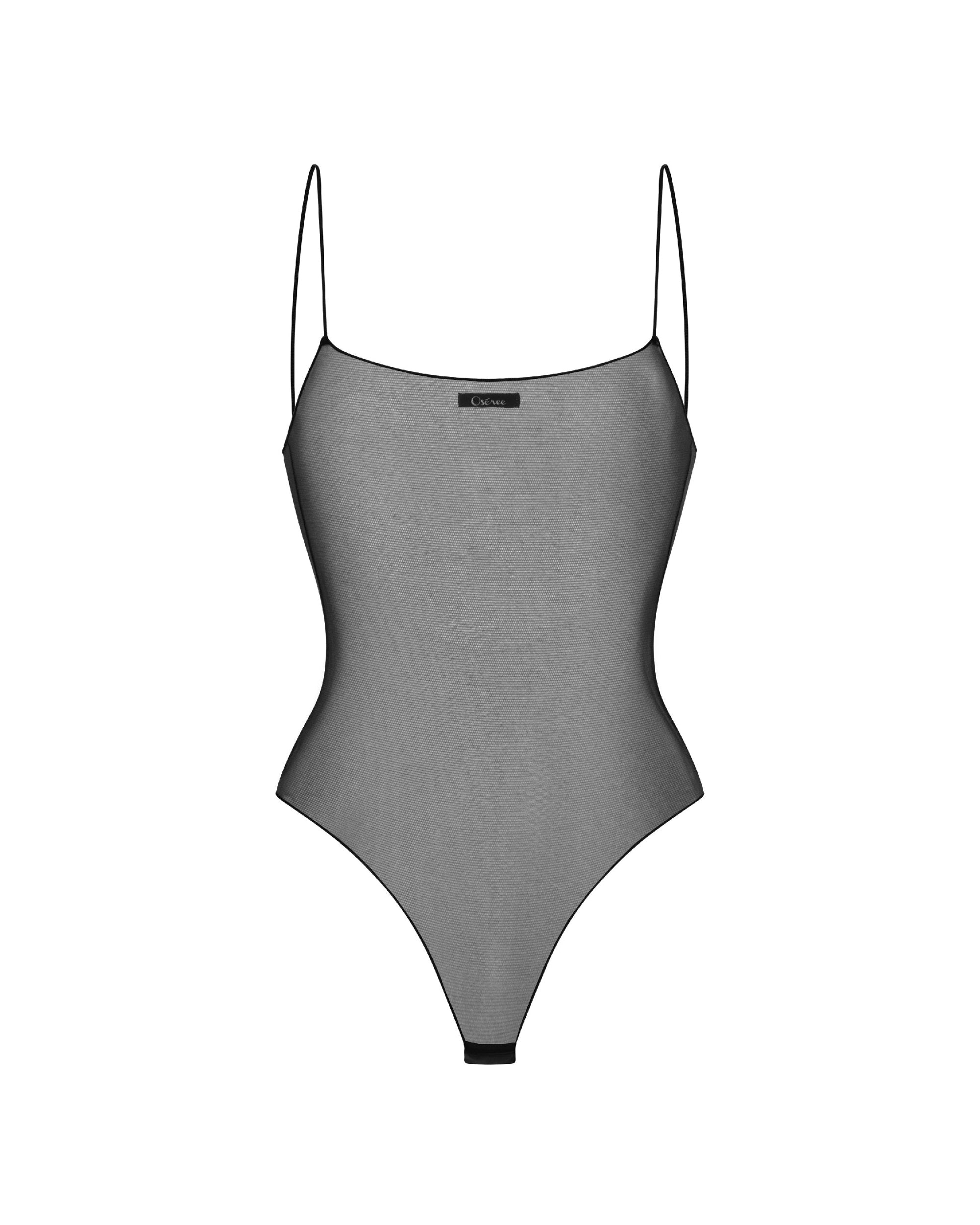 Body en mesh avec logo - Black