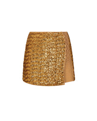 Mini-jupe en dentelle à paillettes - Ambra