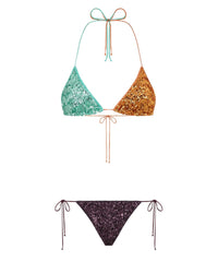 Maillot deux pièces à cordon - Colore