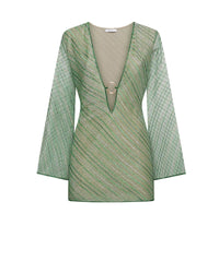 Kaftan Shiny Stripes - Green