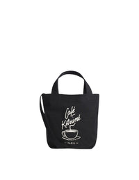 Mini sac cabas Café Kitsuné - Black