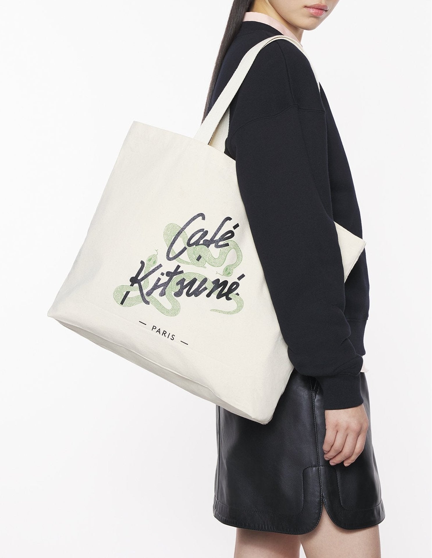 Sac cabas Café Kitsuné - Ecru
