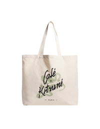 Café Kitsuné tote bag - Ecru
