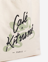 Sac cabas Café Kitsuné - Ecru