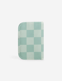Porte-passeport damier Café Kitsuné - Basile & Lime Pattern