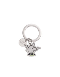Barista Fox key ring - Silver