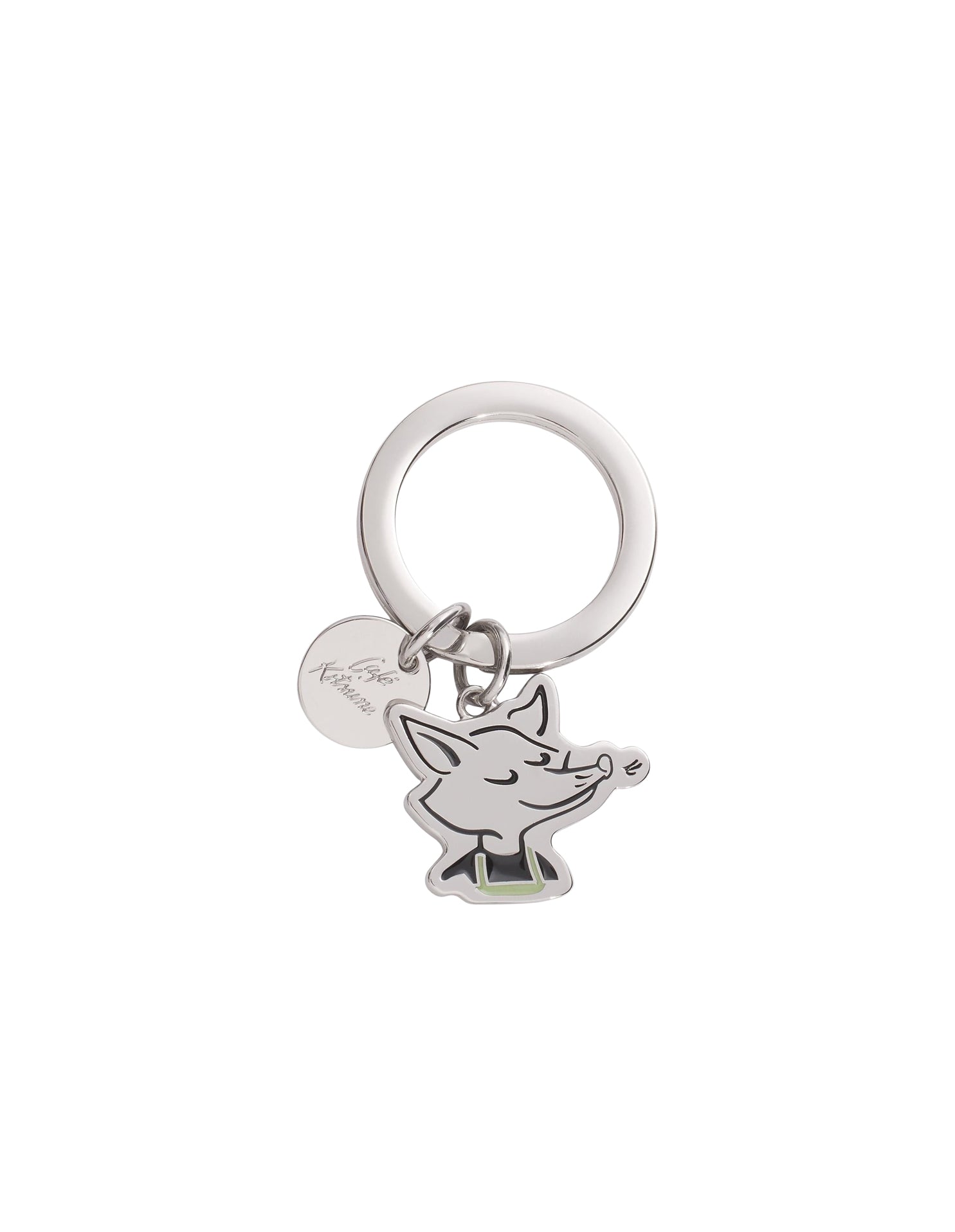 Barista Fox key ring - Silver