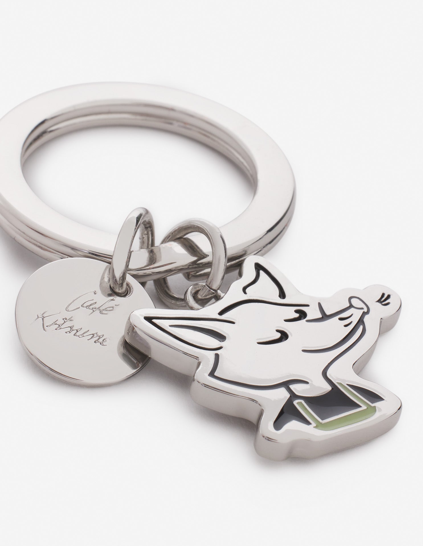 Barista Fox key ring - Silver