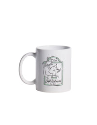 Street Fox Café Kitsuné ceramic mug - White
