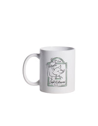 Mug Street Fox Café Kitsuné en céramique - White