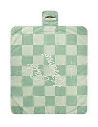 Picnic checkerboard tablecloth Café Kitsuné - Basile & Lime Pattern
