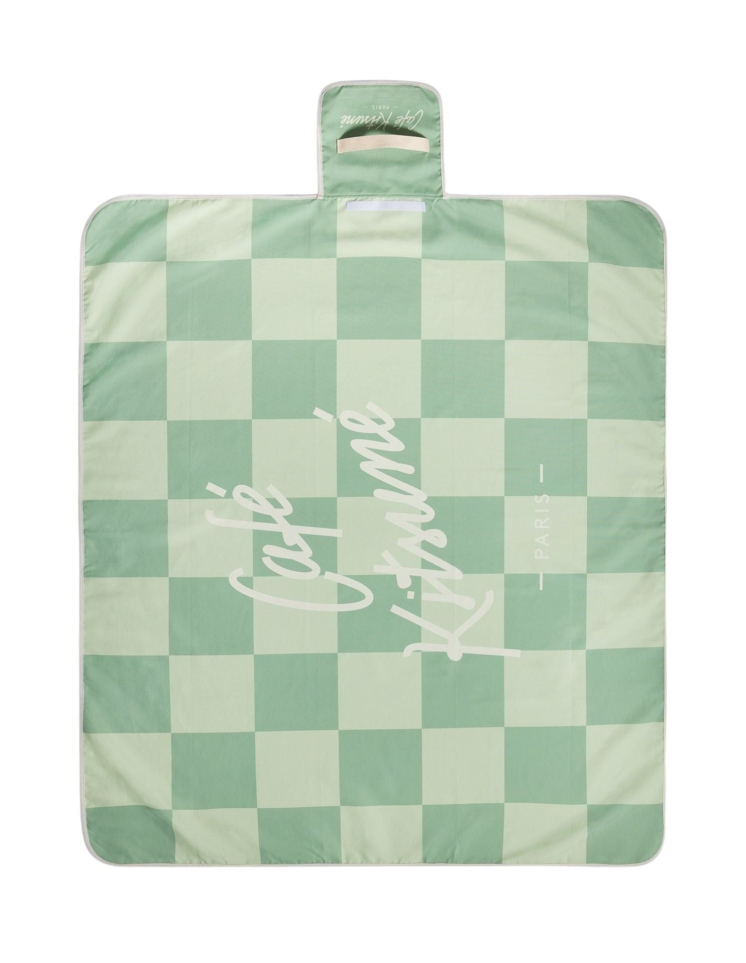 Picnic checkerboard tablecloth Café Kitsuné - Basile & Lime Pattern