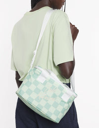 Sac glacière damier - Basile & Lime Pattern