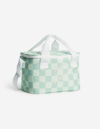Sac glacière damier - Basile & Lime Pattern