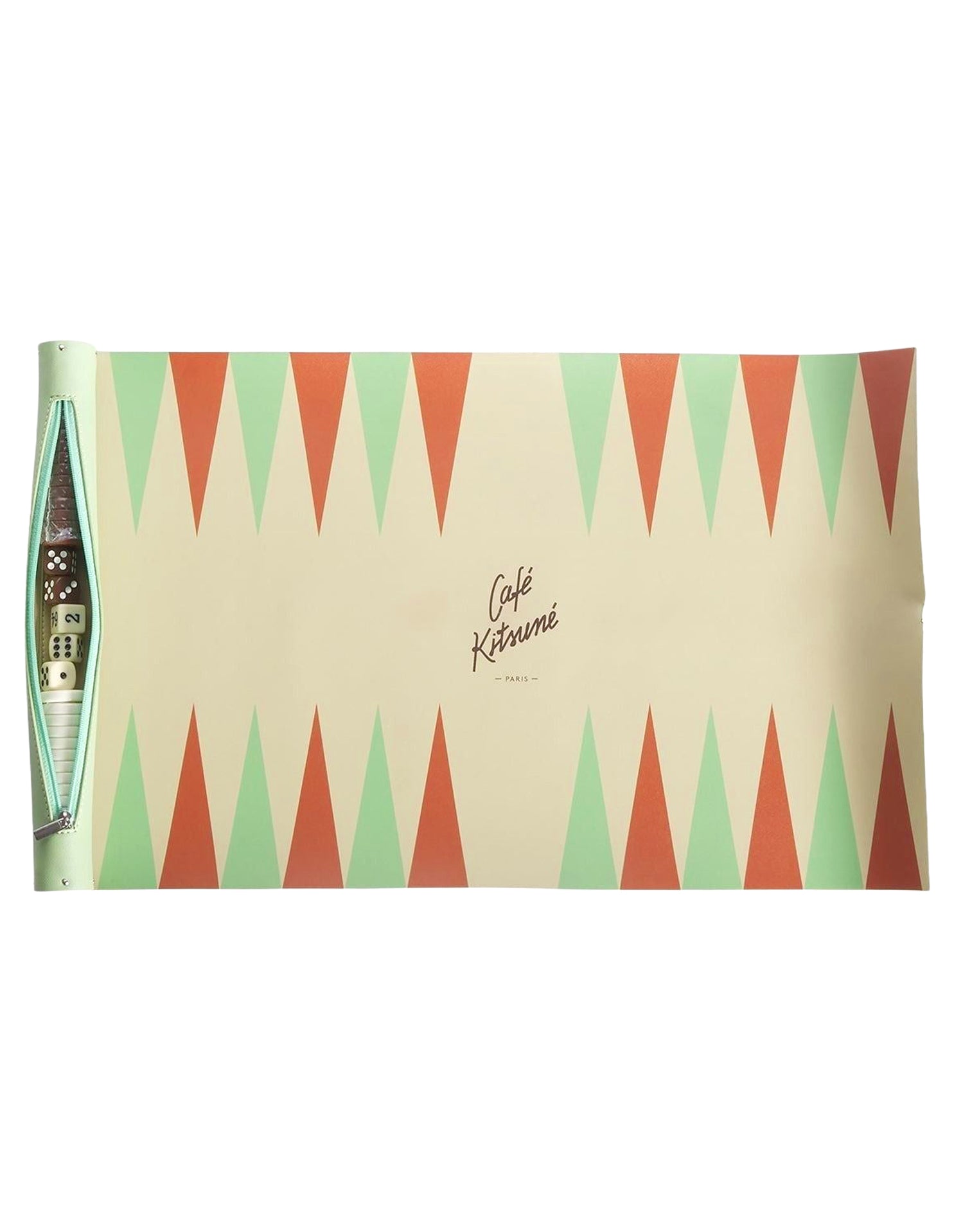 Café Kitsuné nomad backgammon game - Basile & Lime