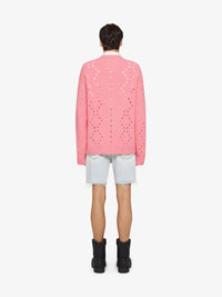 Pull oversize en laine - Flamingo
