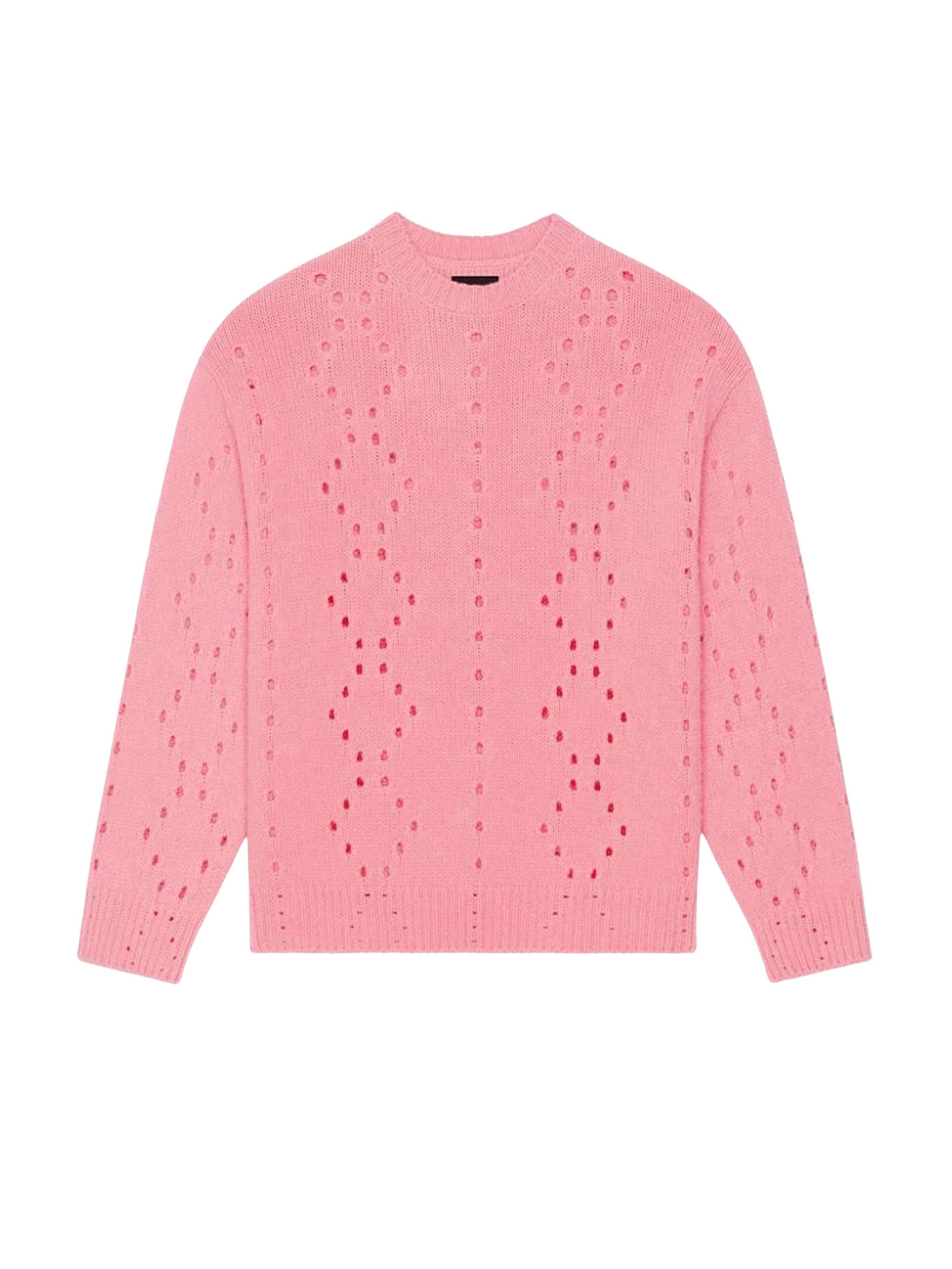 Pull oversize en laine - Flamingo