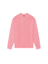 Pull oversize en laine - Flamingo