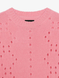 Pull oversize en laine - Flamingo