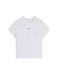 Baby Fox short T-shirt with patch - White