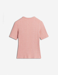 T-shirt ajusté à logo - Porcelaine Pink