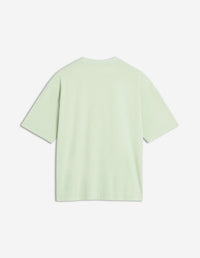 Boxy T-shirt with print - Laurel Green
