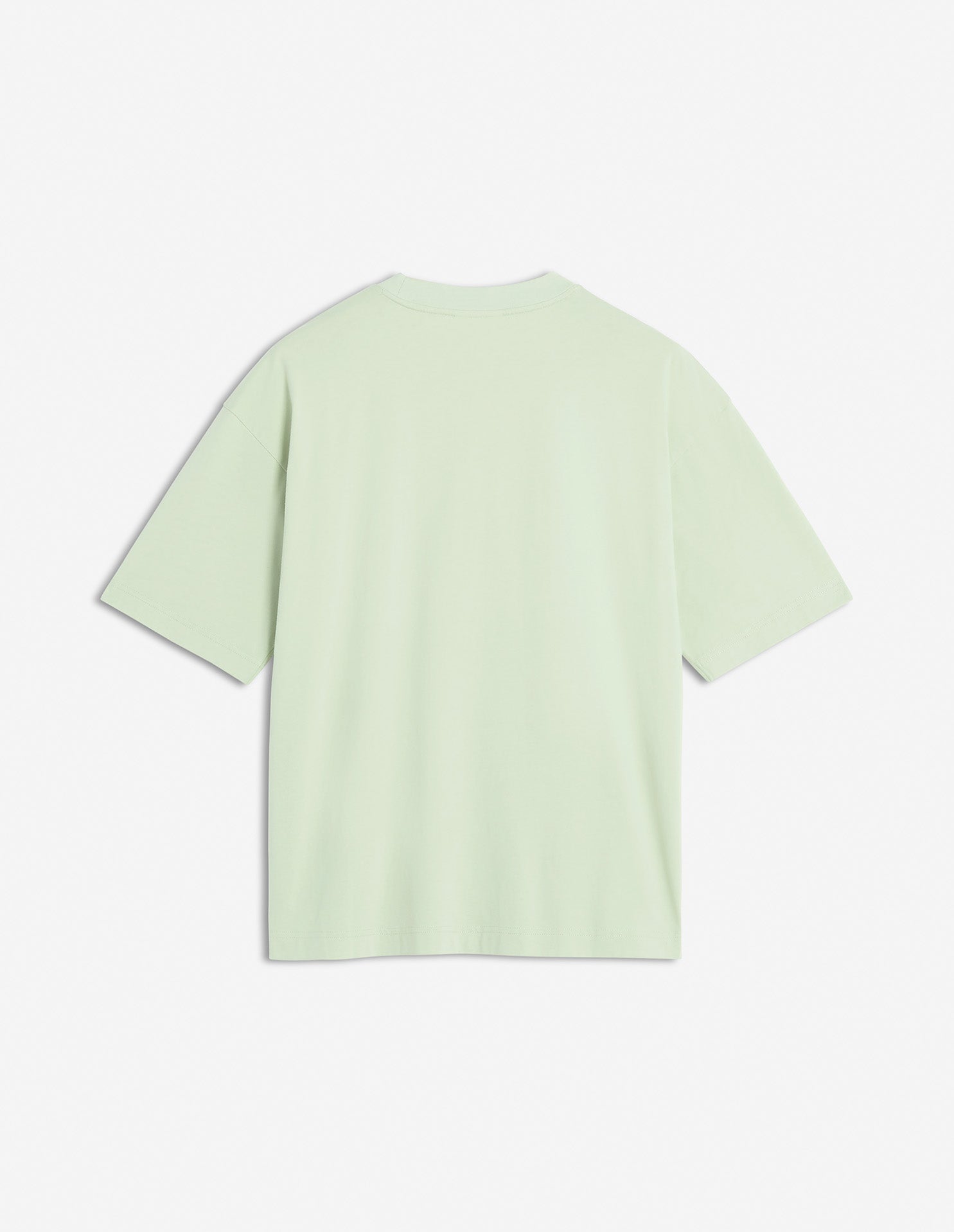 Boxy T-shirt with print - Laurel Green