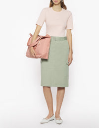 Baby Fox T-shirt with patch - Pale Pink