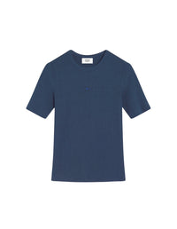 Baby Fox T-shirt with patch - Ink Blue